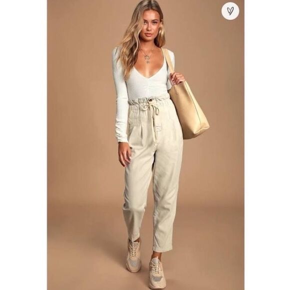 Free people margate pleated trousers women’s size xs - Picture 1 of 9